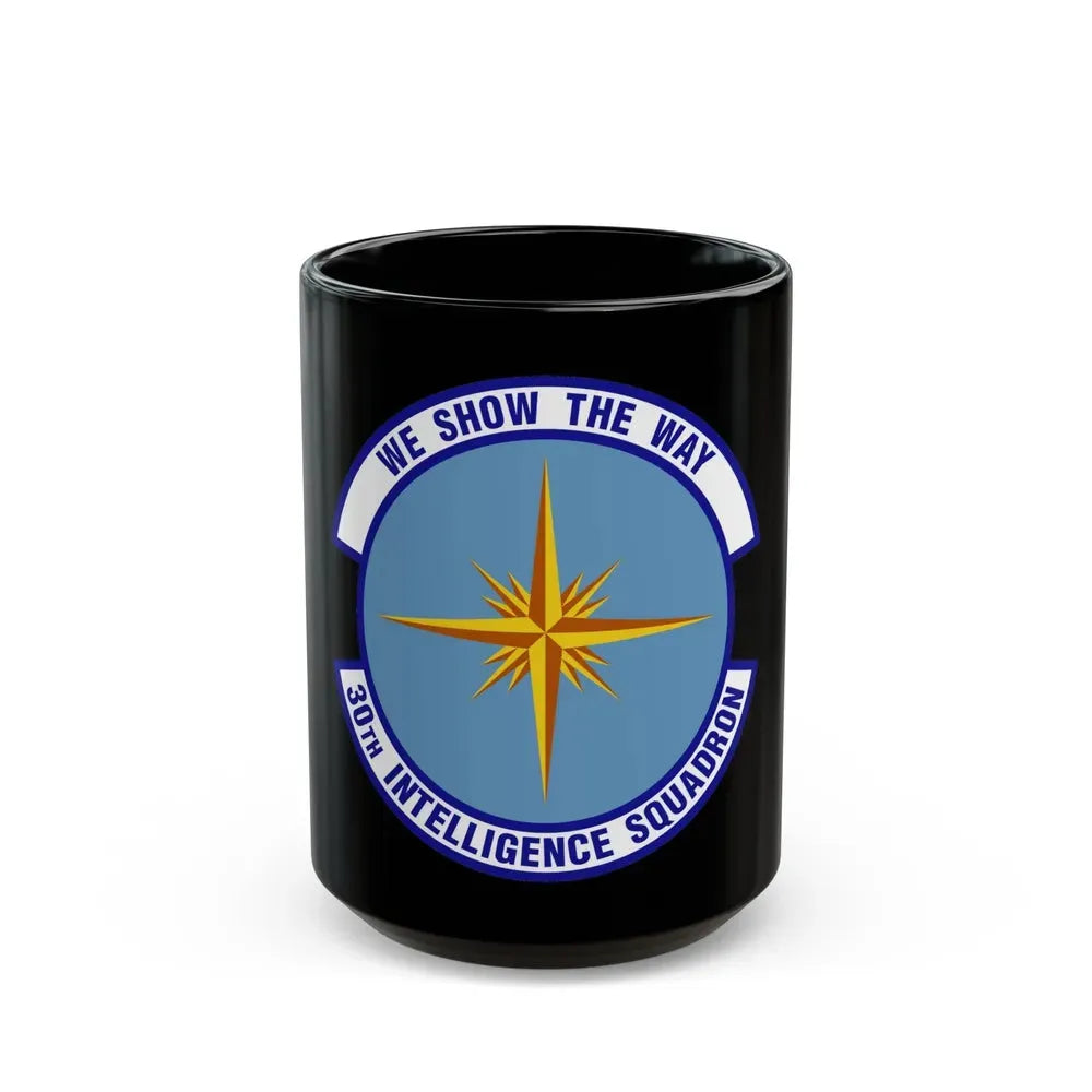 30 Intelligence Squadron AFISRA (U.S. Air Force) Black Coffee Mug 15oz - Go Mug Yourself