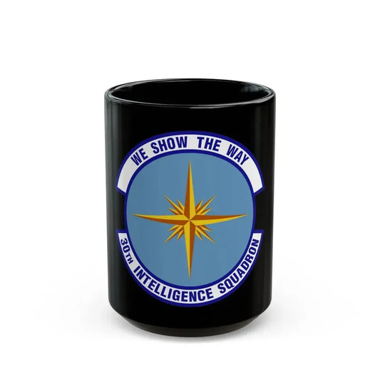 30 Intelligence Squadron AFISRA (U.S. Air Force) Black Coffee Mug 15oz - Go Mug Yourself