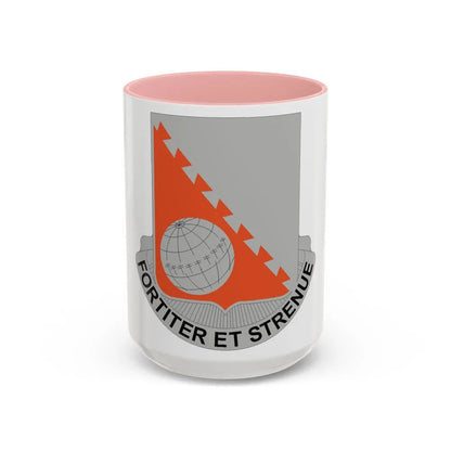 30 Signal Battalion (U.S. Army) Accent Coffee Mug-15oz-Pink-Go Mug Yourself