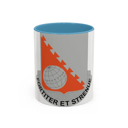 30 Signal Battalion (U.S. Army) Accent Coffee Mug 11oz Light Blue - Go Mug Yourself