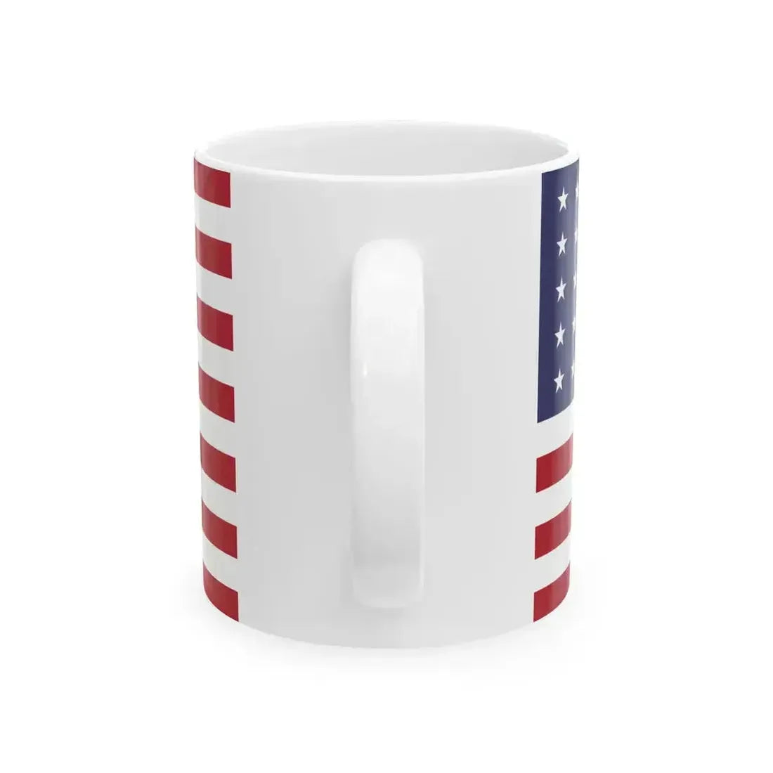 30 Star US Flag (United States) White Coffee Mug - Go Mug Yourself