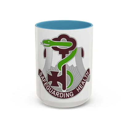 300 Field Hospital (U.S. Army) Accent Coffee Mug 15oz Light Blue - Go Mug Yourself