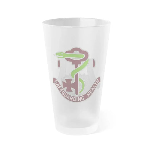 300 Field Hospital (U.S. Army) Frosted Pint Glass 16oz Default Title - Go Mug Yourself
