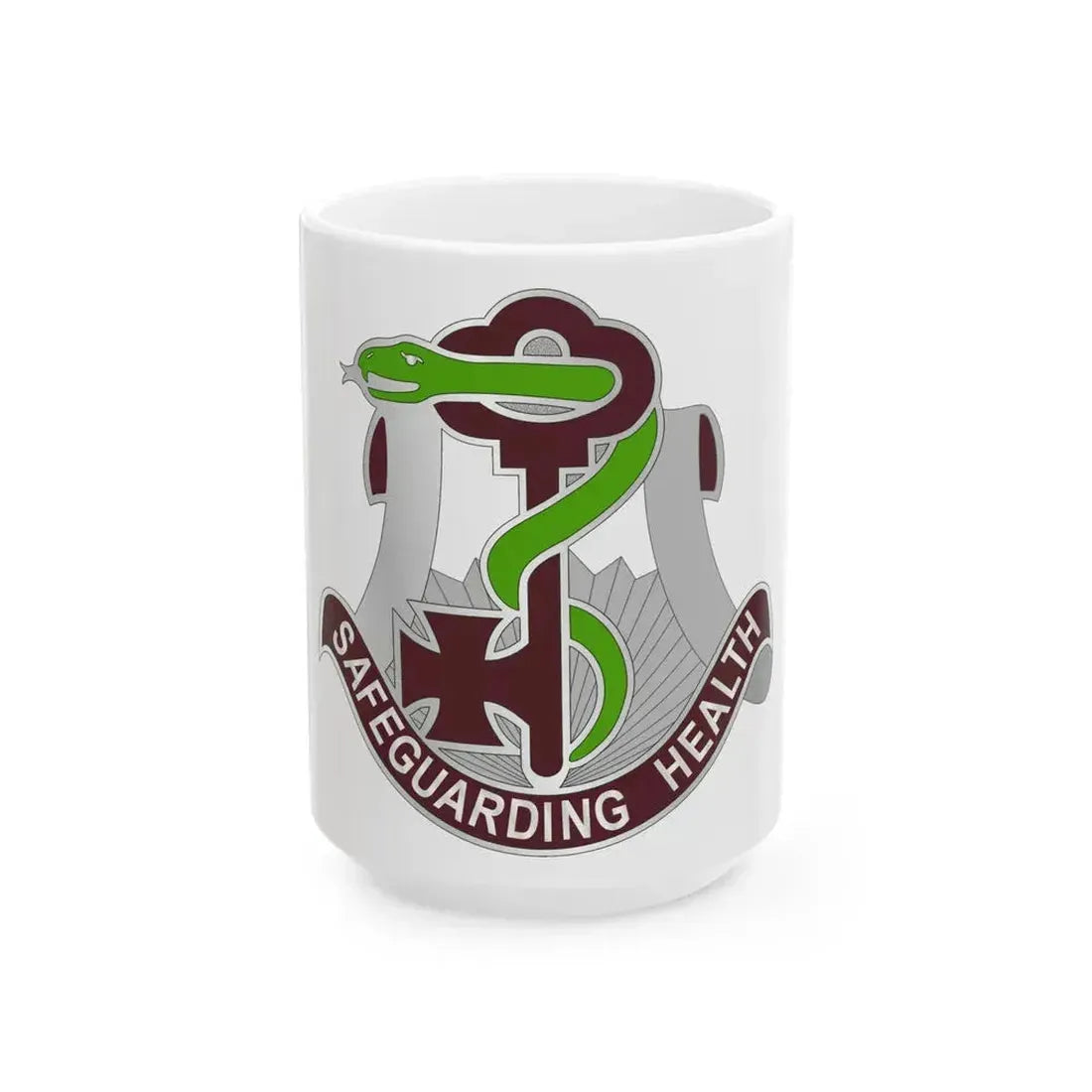 300 Field Hospital (U.S. Army) White Coffee Mug 15oz - Go Mug Yourself