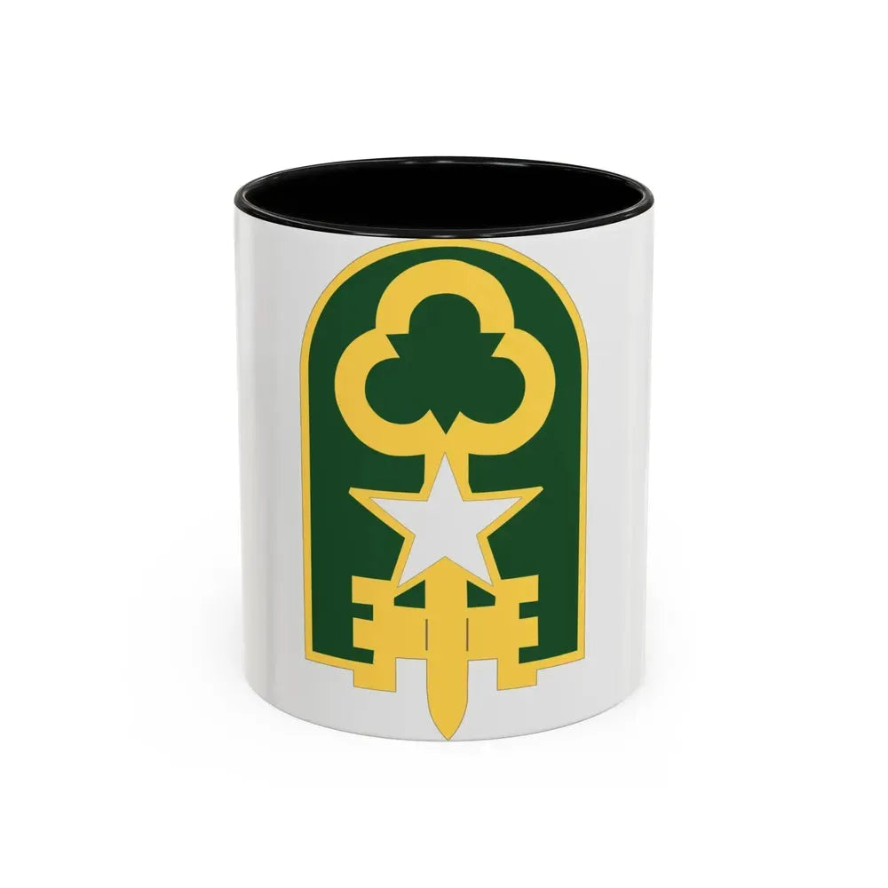 300 Military Police Brigade 2 (U.S. Army) Accent Coffee Mug 11oz Black - Go Mug Yourself