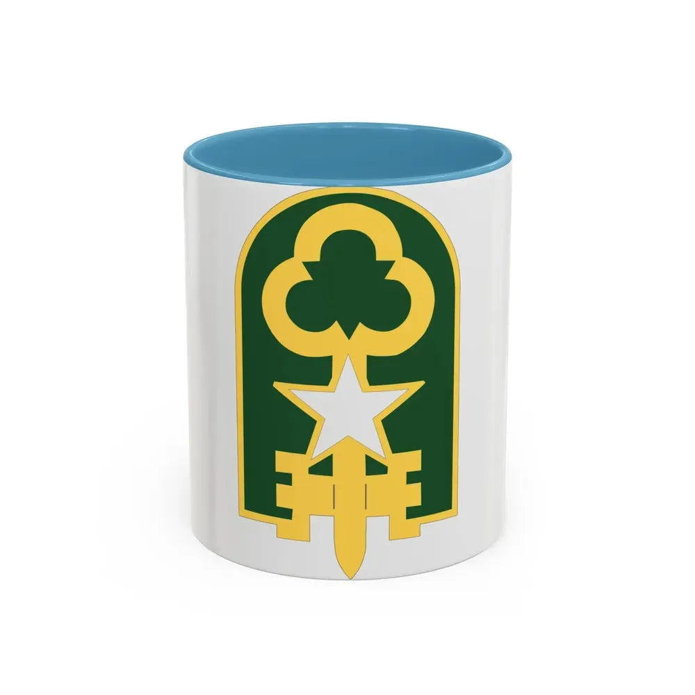 300 Military Police Brigade 2 (U.S. Army) Accent Coffee Mug 11oz Light Blue - Go Mug Yourself