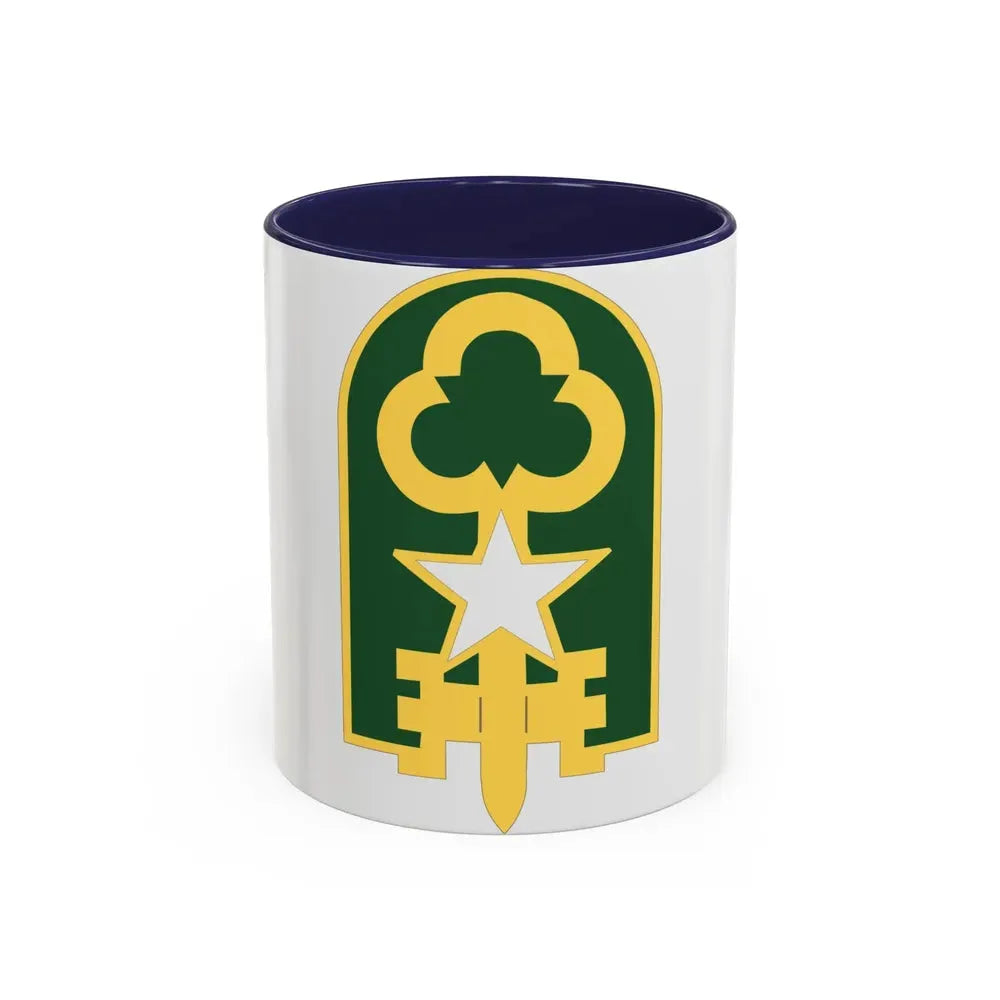 300 Military Police Brigade 2 (U.S. Army) Accent Coffee Mug 11oz Navy - Go Mug Yourself
