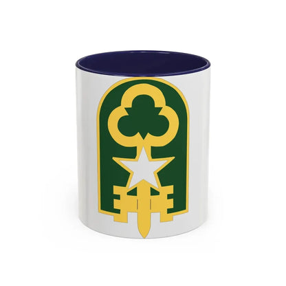 300 Military Police Brigade 2 (U.S. Army) Accent Coffee Mug 11oz Navy - Go Mug Yourself
