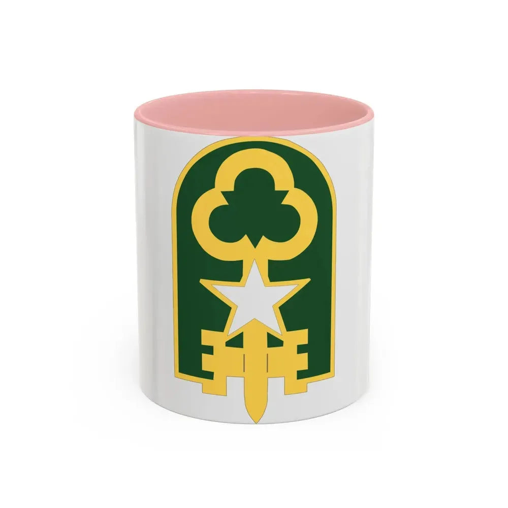 300 Military Police Brigade 2 (U.S. Army) Accent Coffee Mug 11oz Pink - Go Mug Yourself