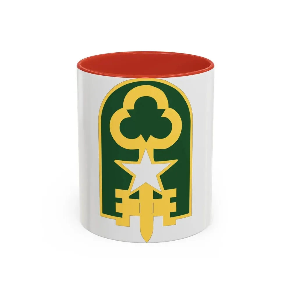 300 Military Police Brigade 2 (U.S. Army) Accent Coffee Mug 11oz Red - Go Mug Yourself