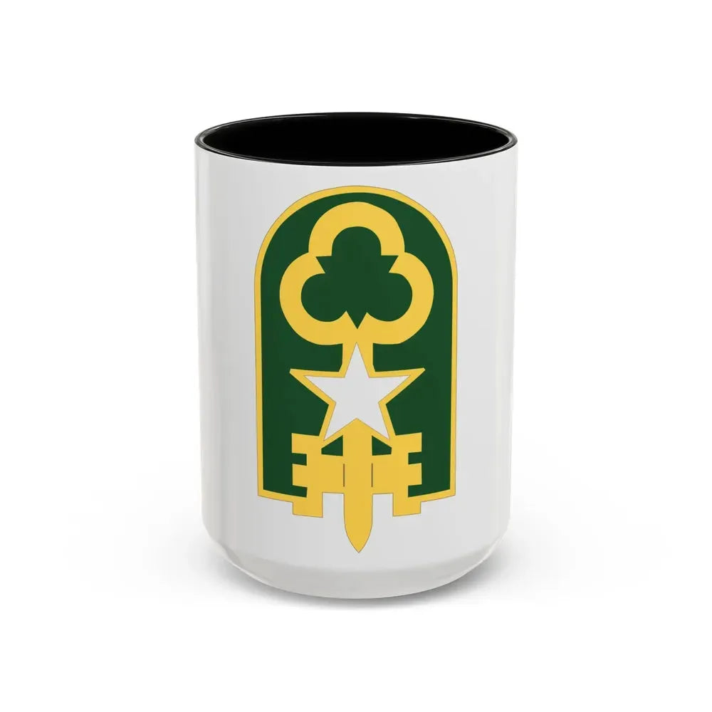 300 Military Police Brigade 2 (U.S. Army) Accent Coffee Mug 15oz Black - Go Mug Yourself