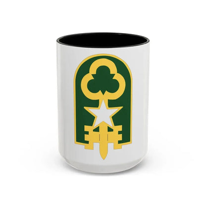 300 Military Police Brigade 2 (U.S. Army) Accent Coffee Mug 15oz Black - Go Mug Yourself