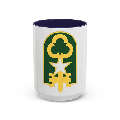 300 Military Police Brigade 2 (U.S. Army) Accent Coffee Mug 15oz Navy - Go Mug Yourself
