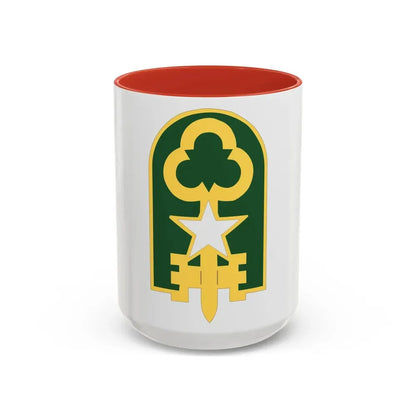 300 Military Police Brigade 2 (U.S. Army) Accent Coffee Mug 15oz Red - Go Mug Yourself