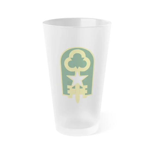 300 Military Police Brigade 2 (U.S. Army) Frosted Pint Glass 16oz Default Title - Go Mug Yourself