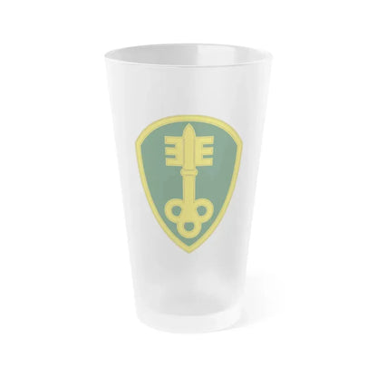 300 Military Police Brigade 3 (U.S. Army) Frosted Pint Glass 16oz Default Title - Go Mug Yourself
