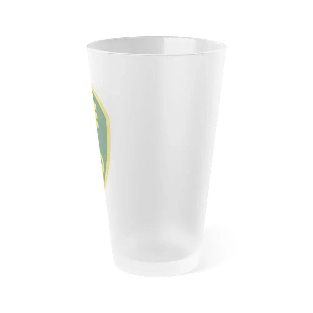 300 Military Police Brigade 3 (U.S. Army) Frosted Pint Glass 16oz - Go Mug Yourself