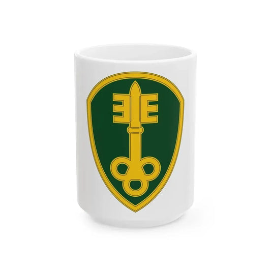 300 Military Police Brigade 3 (U.S. Army) White Coffee Mug 15oz - Go Mug Yourself