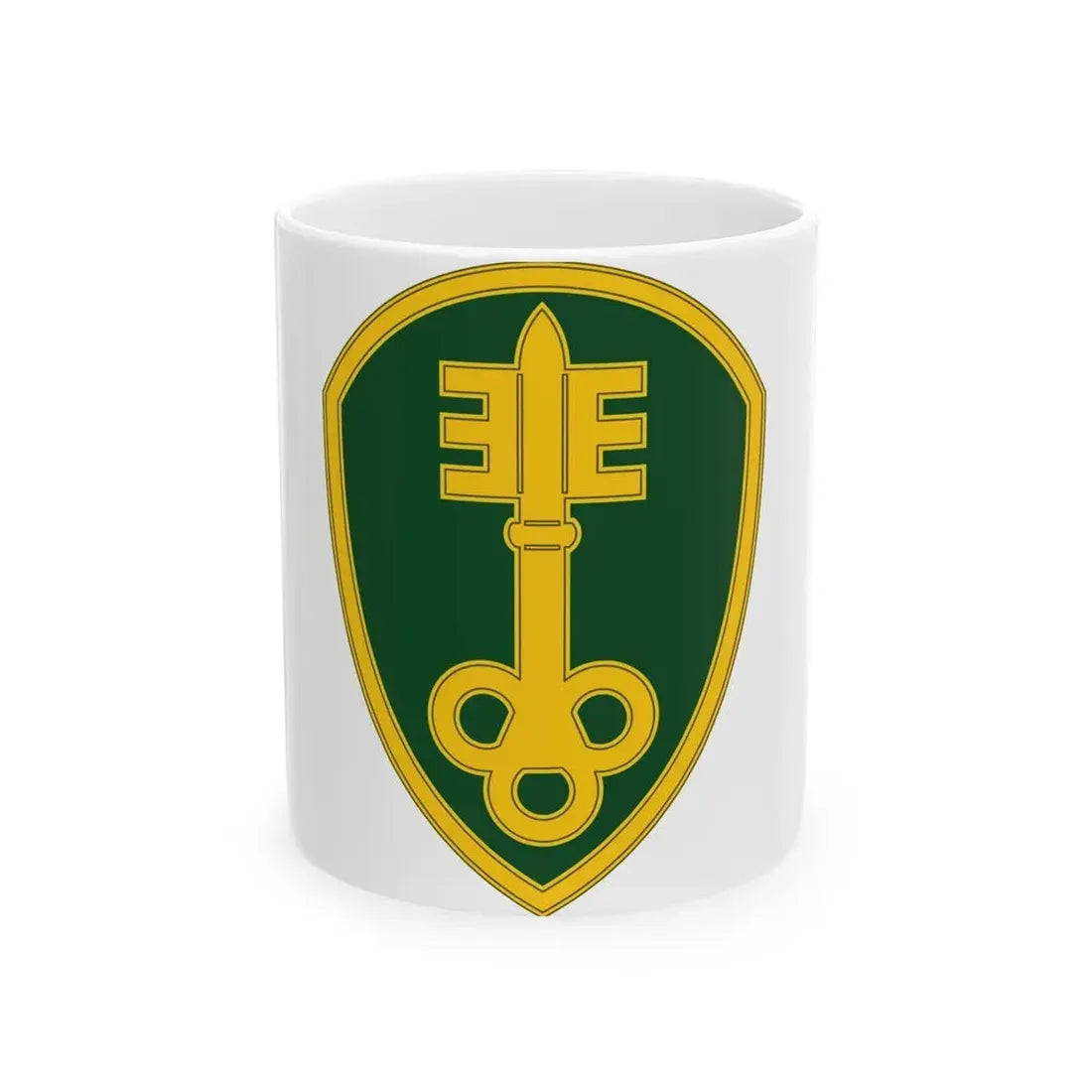 300 Military Police Brigade 3 (U.S. Army) White Coffee Mug - Go Mug Yourself