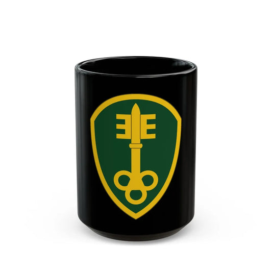 300 Military Police Brigade (U.S. Army) Black Coffee Mug-15oz-Go Mug Yourself