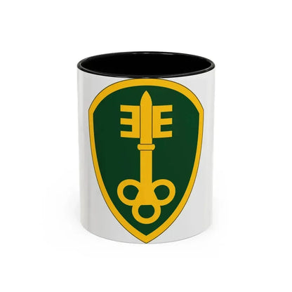 300 Military Police Brigade (U.S. Army) Accent Coffee Mug 11oz Black - Go Mug Yourself