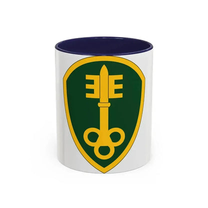 300 Military Police Brigade (U.S. Army) Accent Coffee Mug 11oz Navy - Go Mug Yourself