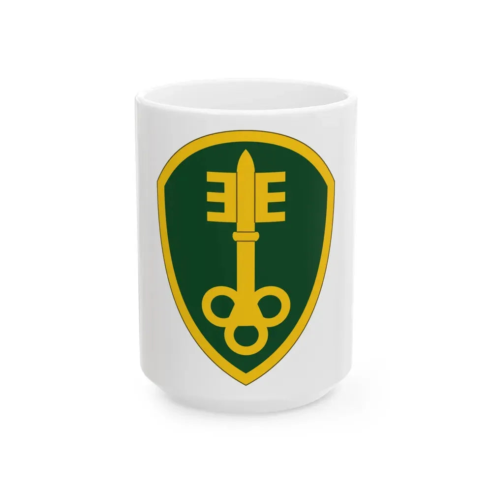 300 Military Police Brigade (U.S. Army) White Coffee Mug 15oz - Go Mug Yourself