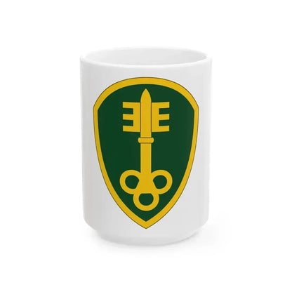 300 Military Police Brigade (U.S. Army) White Coffee Mug 15oz - Go Mug Yourself