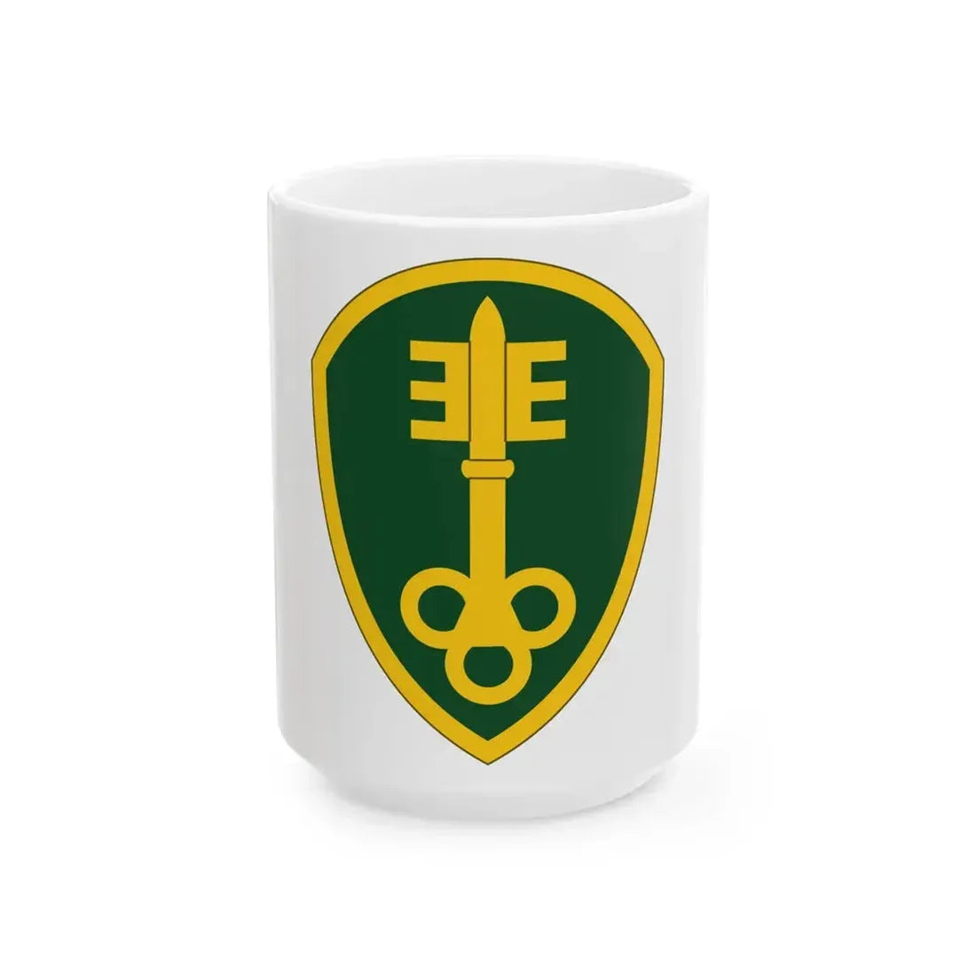 300 Military Police Brigade (U.S. Army) White Coffee Mug 15oz - Go Mug Yourself
