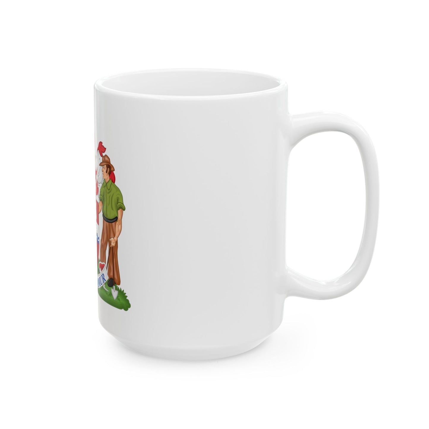 Coat of Arms Darwin Australia - White Coffee Mug