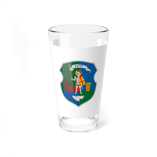Flag of Pely (Hungary) Pint Glass 16oz
