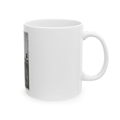 Portrait Of Commander Matthew F. Maury, Officer Of The Confederate Navy (U.S. Civil War) White Coffee Mug