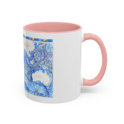 Indian Ocean (1992) (Map) Accent Coffee Mug