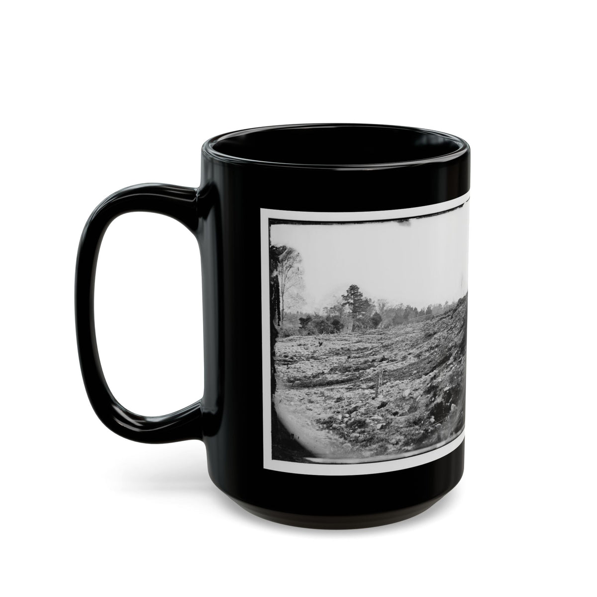 Cold Harbor, Va. View Of The Battlefield (U.S. Civil War) Black Coffee Mug