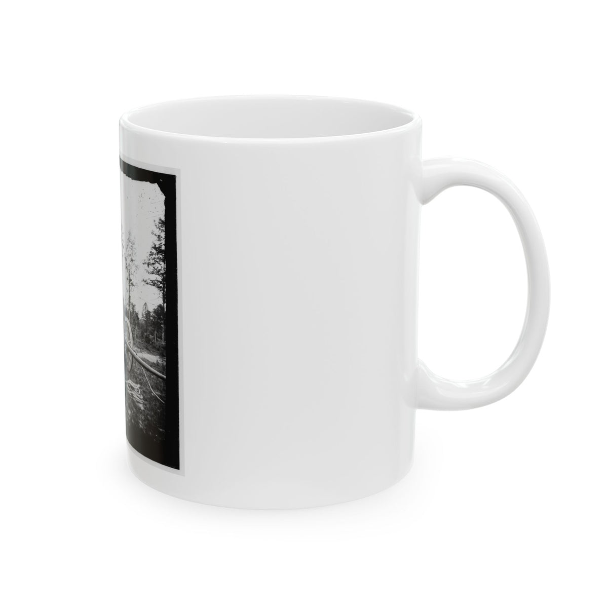 Dutch Gap, Va., Vicinity. Sling For Transporting Big Guns (U.S. Civil War) White Coffee Mug