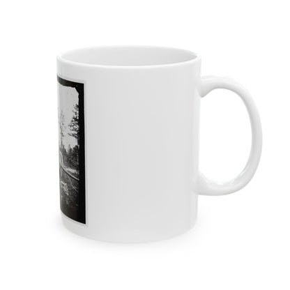 Dutch Gap, Va., Vicinity. Sling For Transporting Big Guns (U.S. Civil War) White Coffee Mug