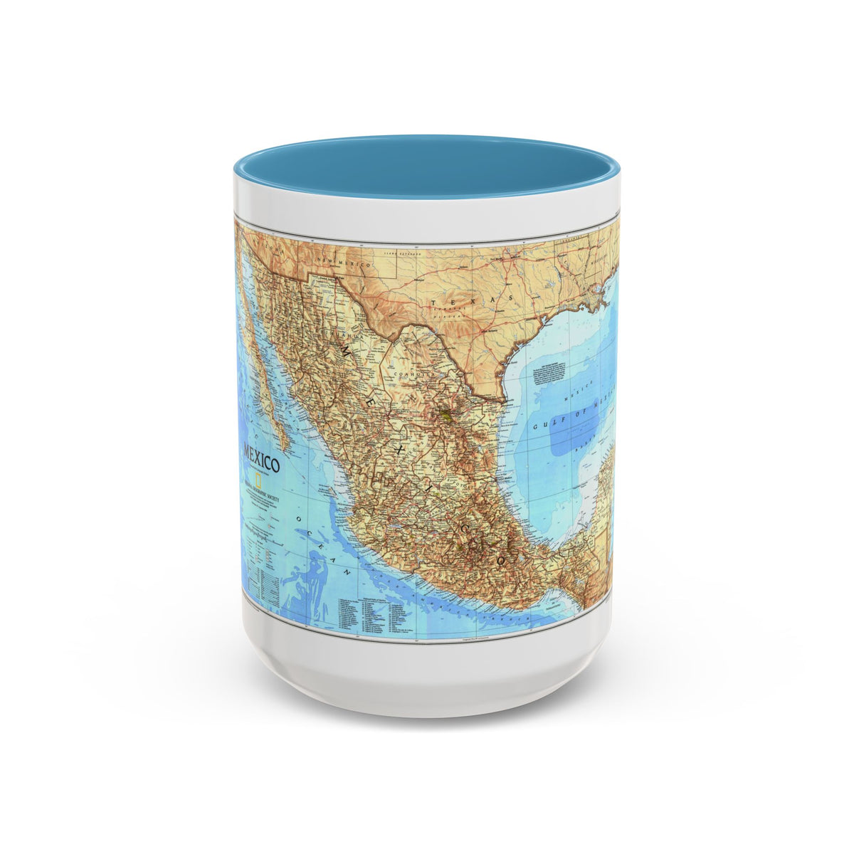 North America - Mexico (1994) (Map) Accent Coffee Mug