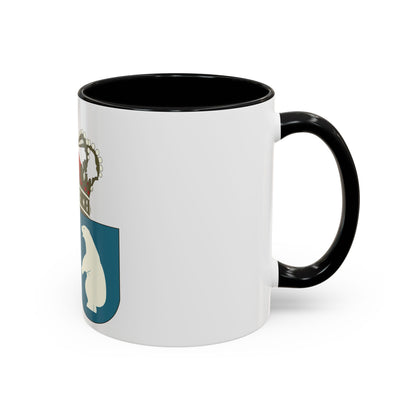 Coat of arms of the County of Greenland - Accent Coffee Mug