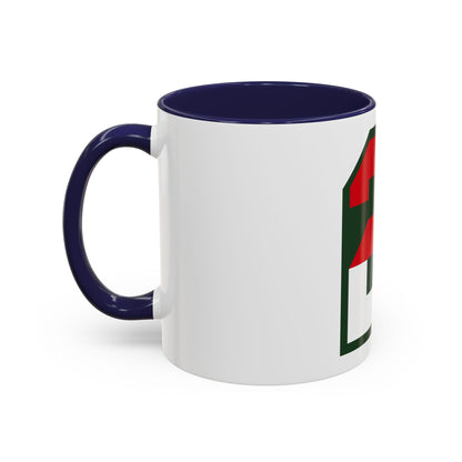 Second United States CSIB (U.S. Army) Accent Coffee Mug