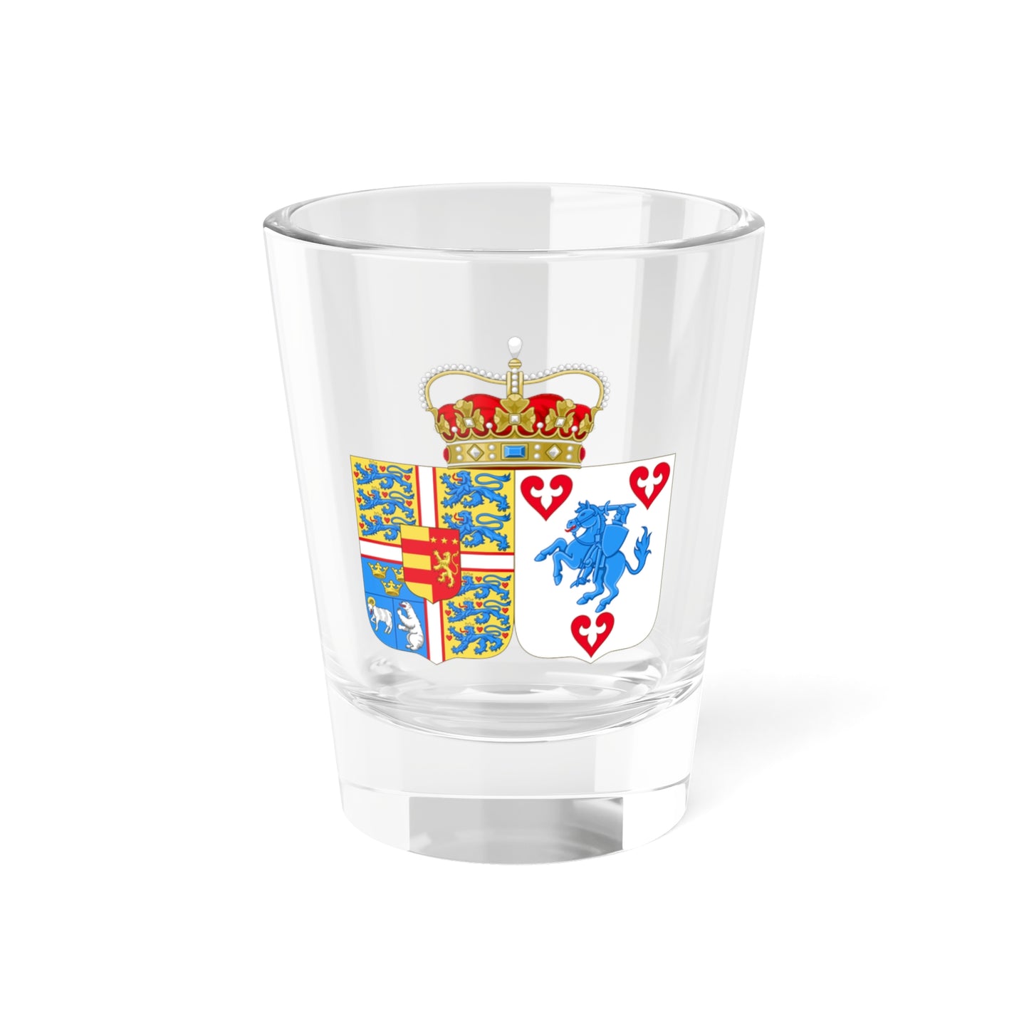 Coat of arms of Princess Marie of Denmark - Shot Glass 1.5oz