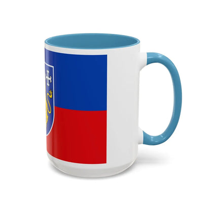 Flag of Friesland Germany - Accent Coffee Mug-Go Mug Yourself