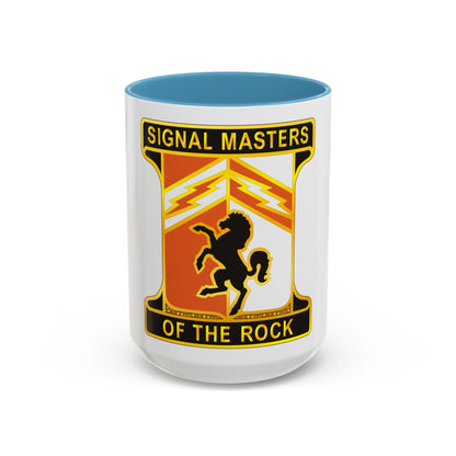 114 Signal Battalion (U.S. Army) Accent Coffee Mug