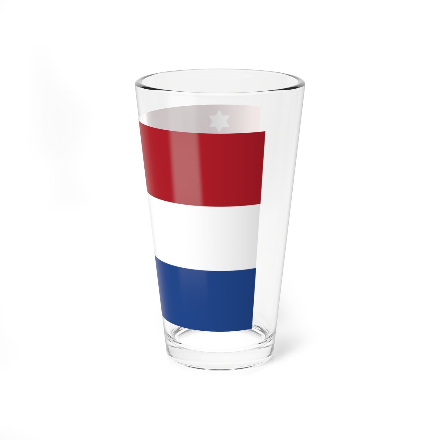 Rank flag of Vice admiral for the Royal Netherlands Navy (Netherlands) Pint Glass 16oz