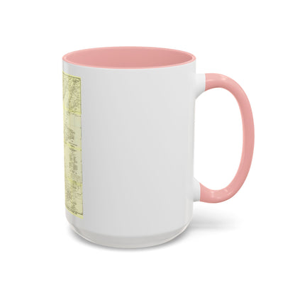 China, North Eastern (1900) (Map) Accent Coffee Mug