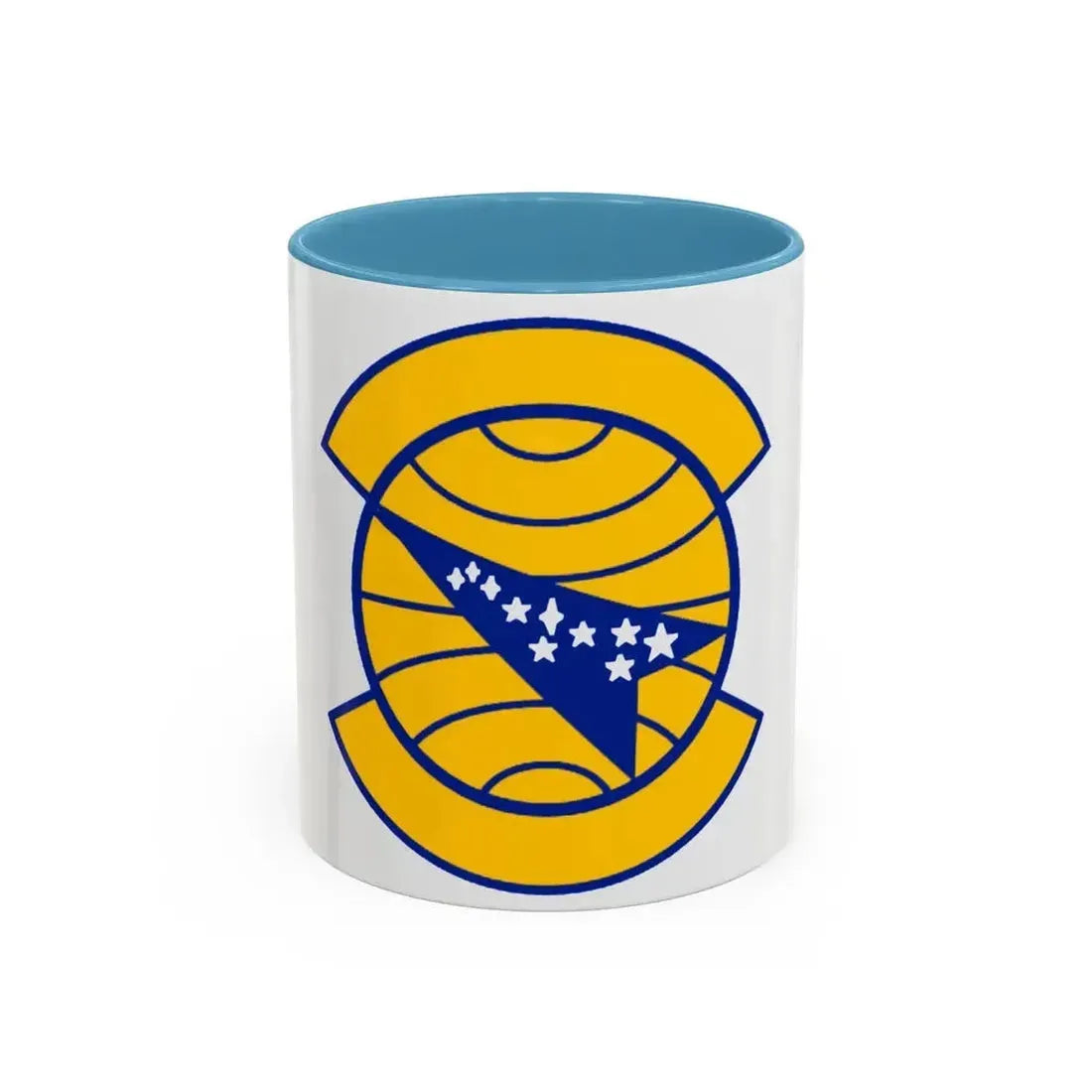 301 Airlift Squadron AFRC (U.S. Air Force) Accent Coffee Mug 11oz Light Blue - Go Mug Yourself