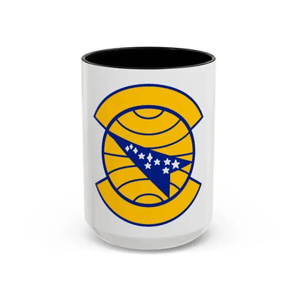 301 Airlift Squadron AFRC (U.S. Air Force) Accent Coffee Mug 15oz Black - Go Mug Yourself