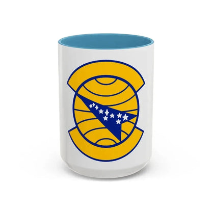 301 Airlift Squadron AFRC (U.S. Air Force) Accent Coffee Mug 15oz Light Blue - Go Mug Yourself