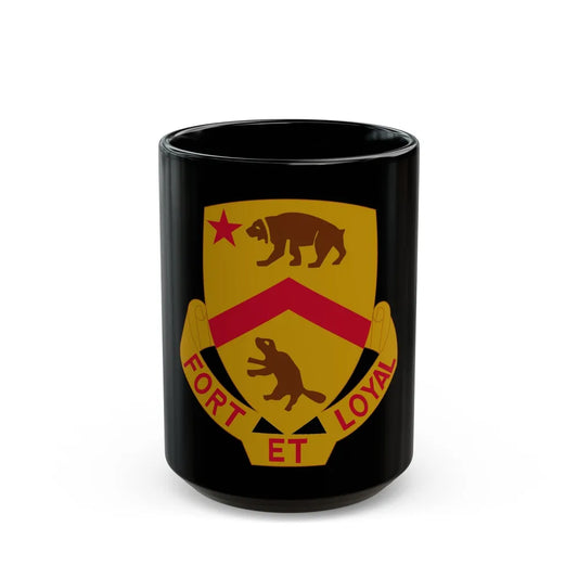 301 Cavalry Regiment (U.S. Army) Black Coffee Mug-15oz-Go Mug Yourself