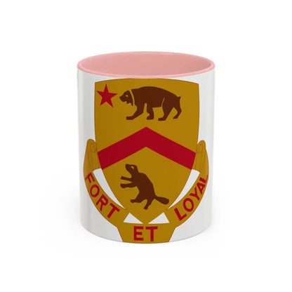301 Cavalry Regiment (U.S. Army) Accent Coffee Mug 11oz Pink - Go Mug Yourself