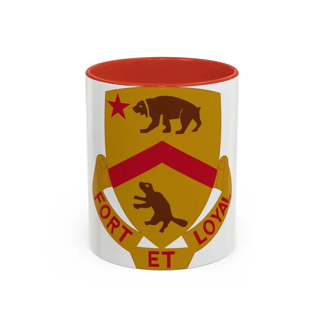 301 Cavalry Regiment (U.S. Army) Accent Coffee Mug 11oz Red - Go Mug Yourself